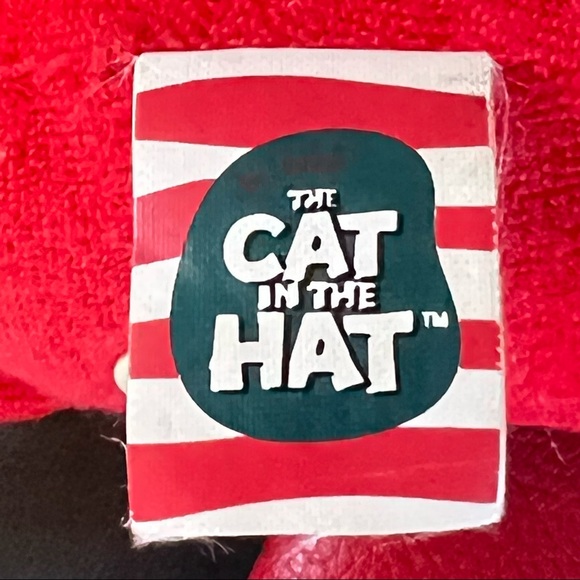 Thing 2 Dr. Seuss from 2003 plush figure doll 11” blue hair red suit official - Picture 5 of 8